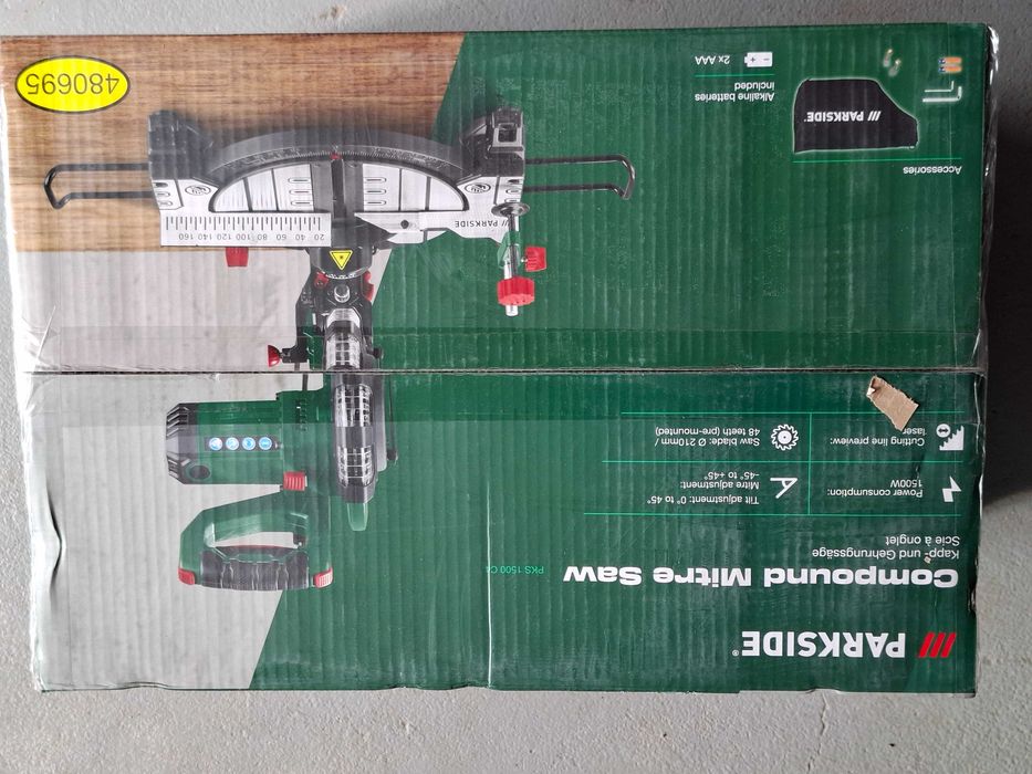 Piła pilarka ukośnica Parkside Pks 1500 C4 nowa