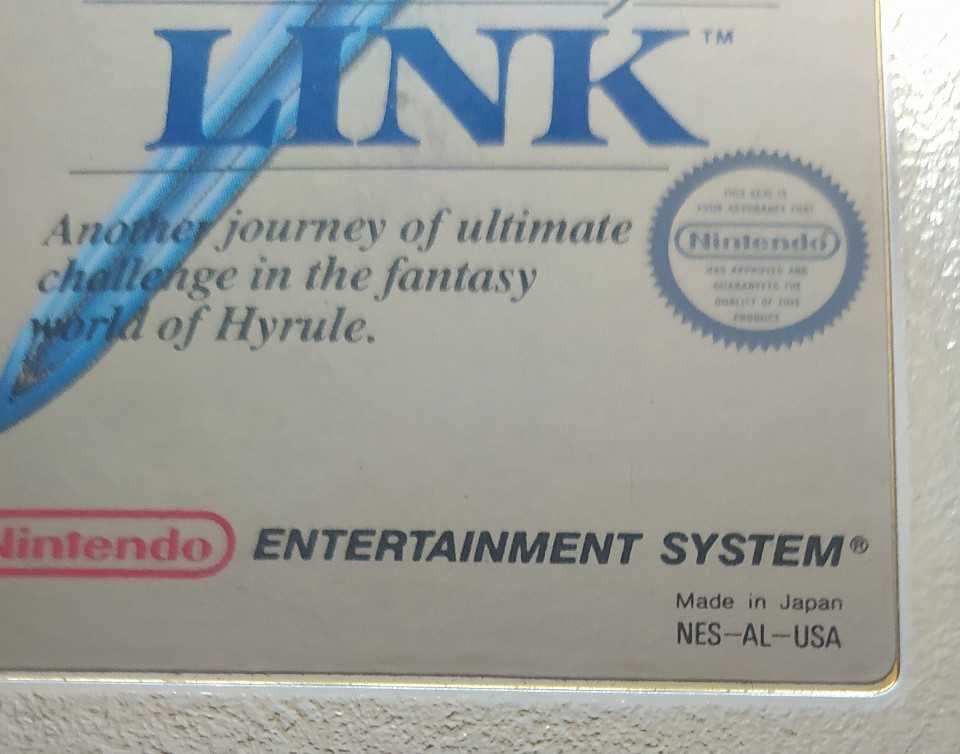 ZELDA II NTSC nes oryginał 100%ok gra scalak pegasus nintendo kolekcja