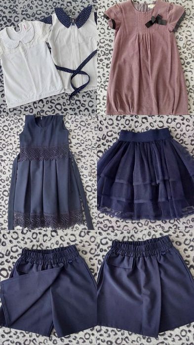 Шкільний одяг: сарафан, блузи, спідниця, спідниця-шорти