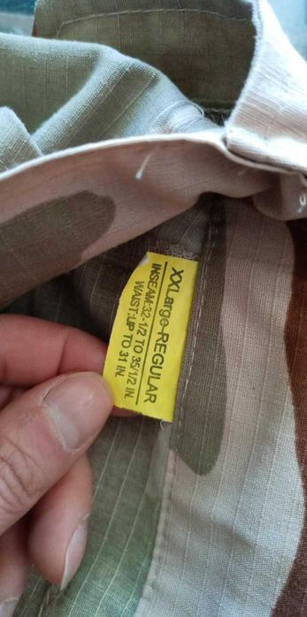 Mundur Pustynny 3 color Desert r. 2XL Regular  pas 102 - klatka 132