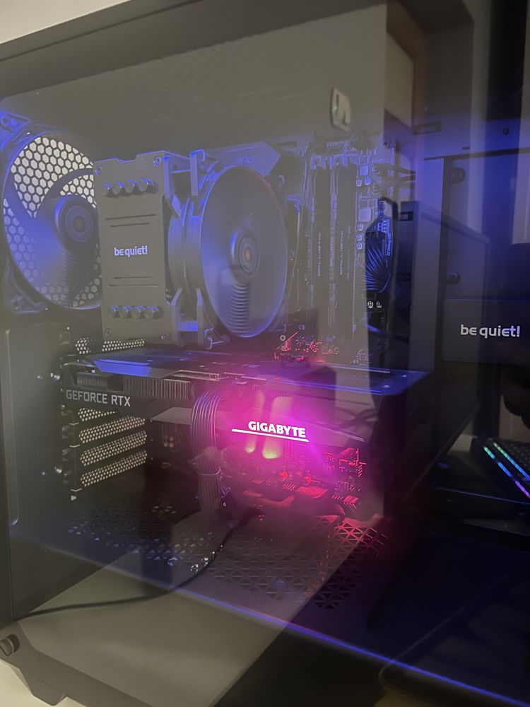 Komputer Gamingowy RTX 3060 ti Ryzen 5 5600x 16gb ram ssd m2 1tb