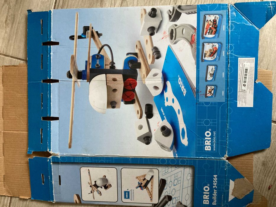 Дерев'яний конструктор Гелікоптер Brio Builder 34564