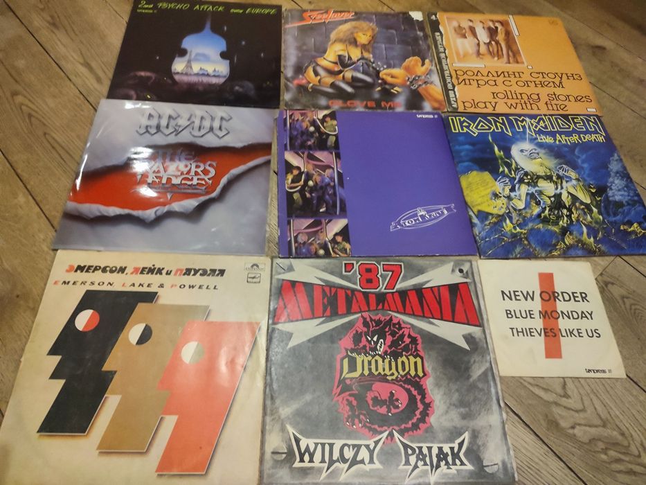 Płyty winylowe zestaw 55 sztuk