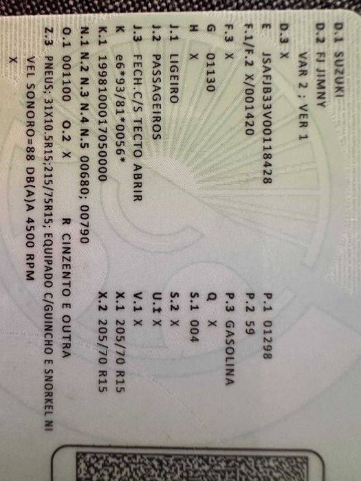 SUZUKI JIMNY customizado para TT