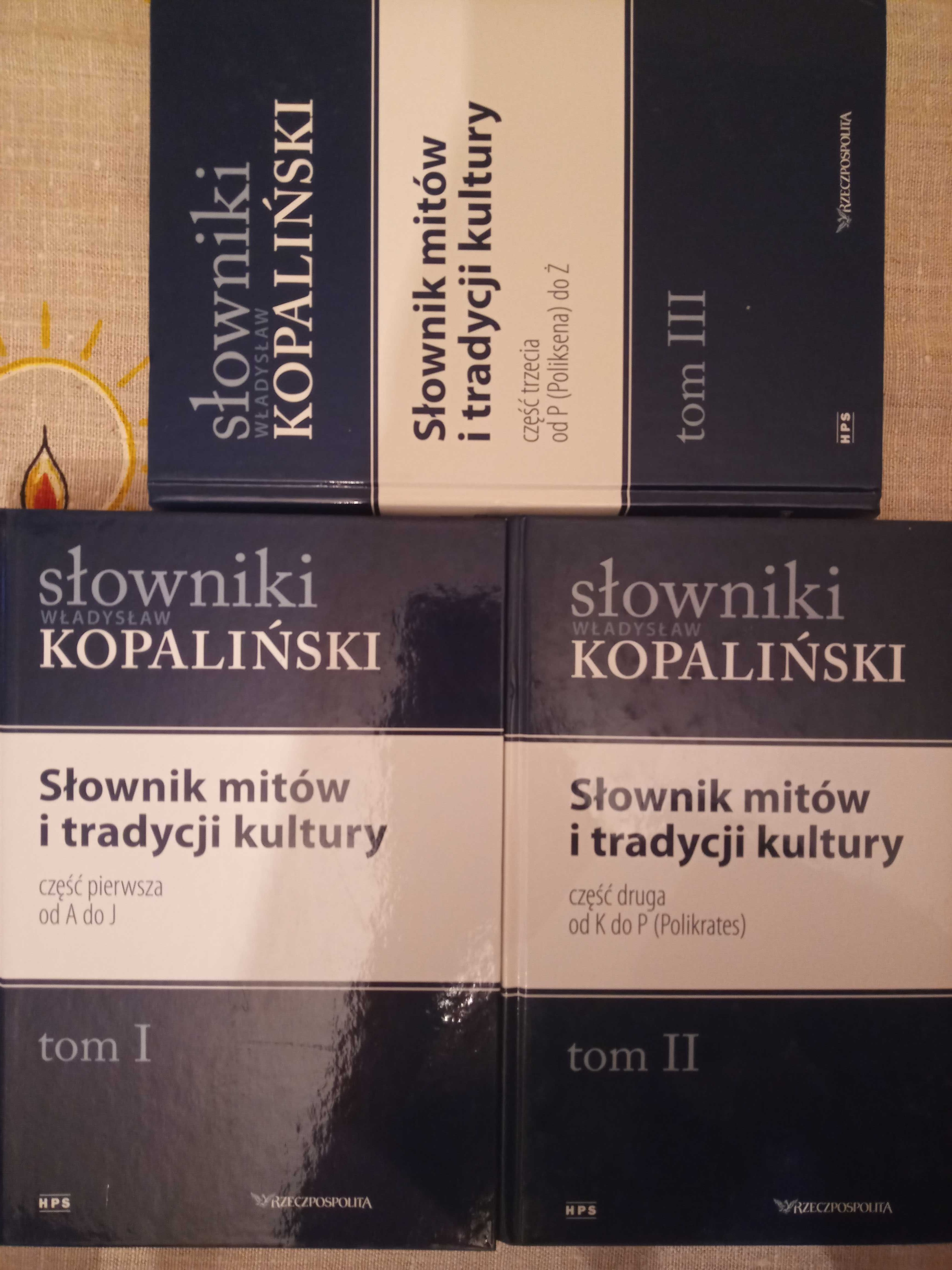Słownik Kopaliński 3 tomy