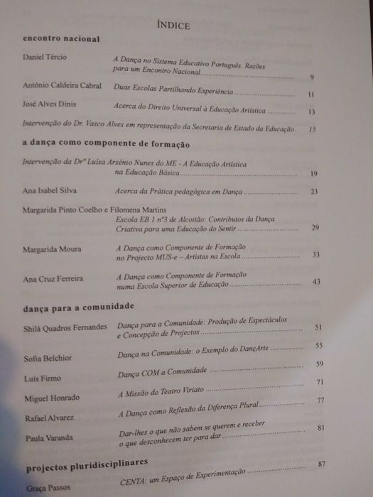 Daniel Tércio (ed.) - A Dança no sistema educativo português