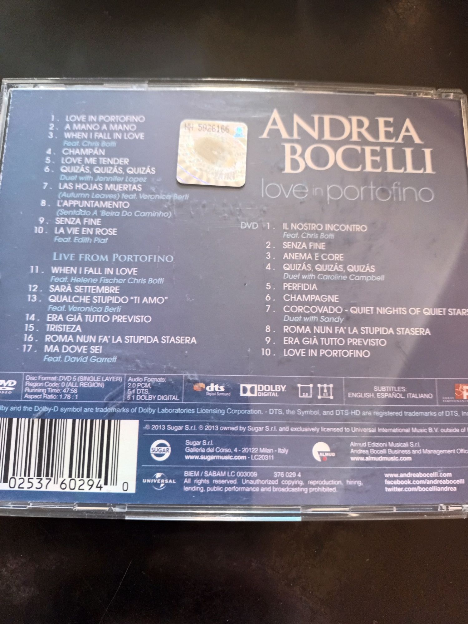 Płyta Andrea Bocelli cd