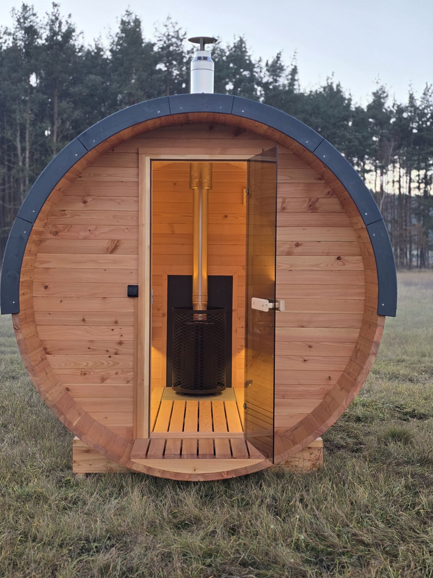 Drewniana sauna roz. M1 Modrzew!!!