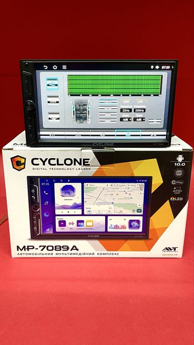 Автомагнітола CYCLONE 7089 ANDROID 2-дін | Система нового покоління!