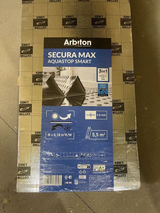 Podklad podlogowy pod panele Arbiton Secura Max 5mm 1szt