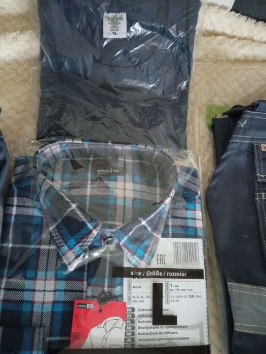 Ubrania robocze  buty urgent koszula
