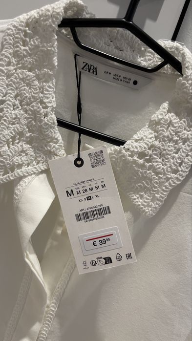 Сорочка з мереживом Zara