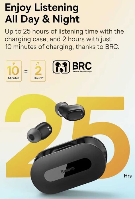 Bluetooth навушники Baseus Bowie EZ10 Mini In-Ear TWS оригінал, нові