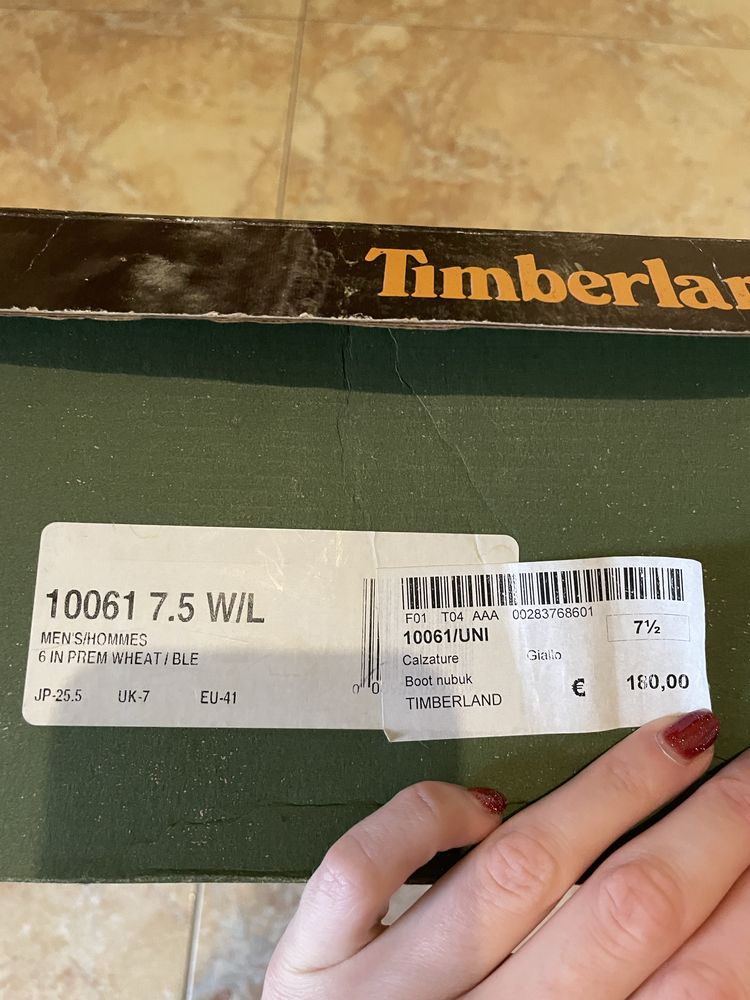 Ботинки Timberland 41 размер 26 см