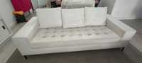 Sofa Antarte Branco em pele