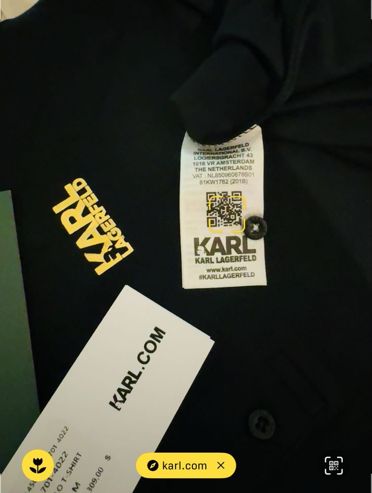 Karl Lagerfeld koszulka polo męska