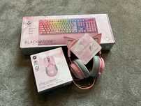Razer zestaw - myszka Viper + klawiatura Black Widow + sluchawki Cat