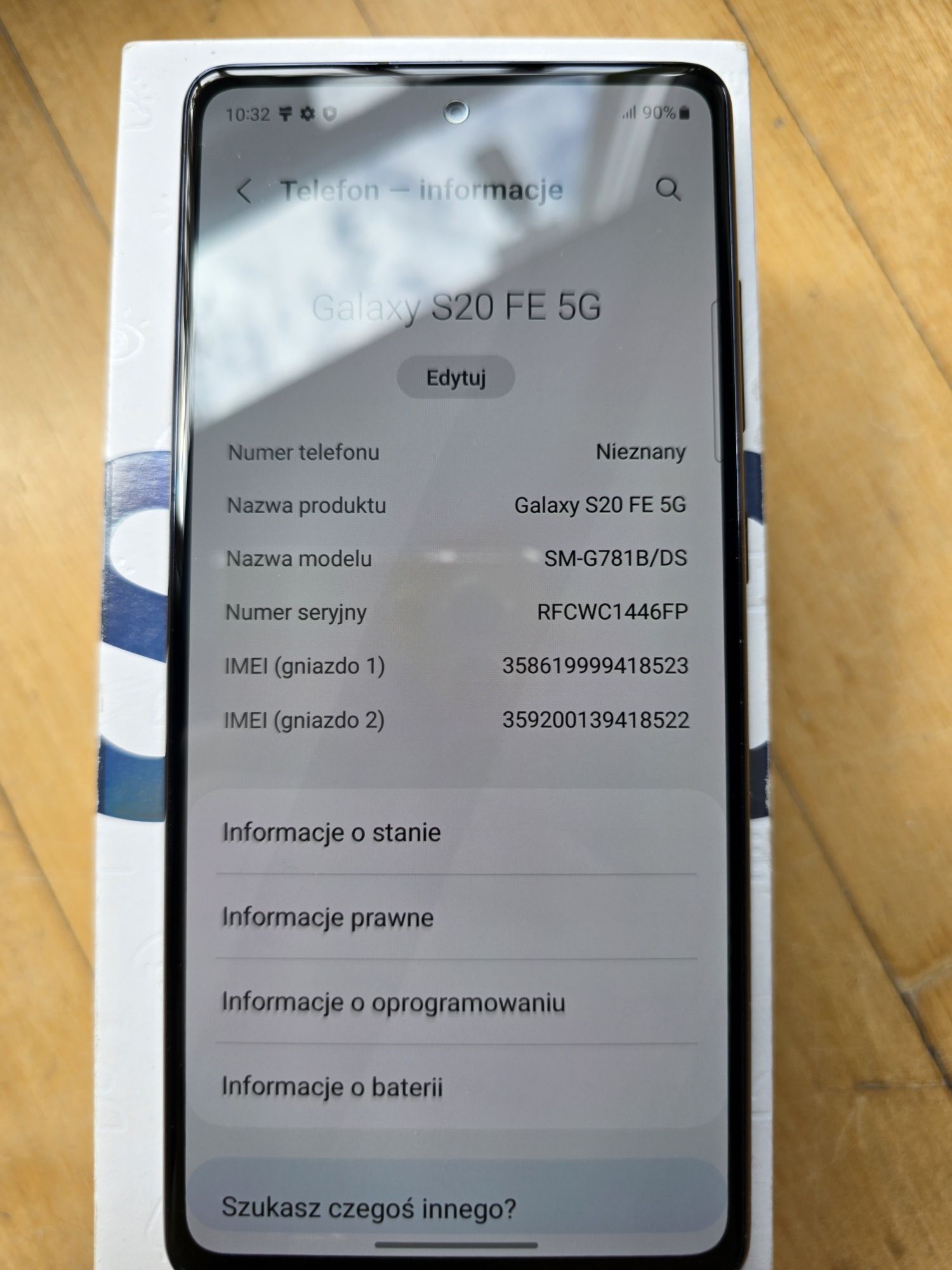 Samsung Galaxy S20 FE 5G G781B Jak nowy! Gwarancja producenta do 2026!