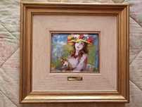 Obras dos mestres do impressionismo (esmaltes a fogo)