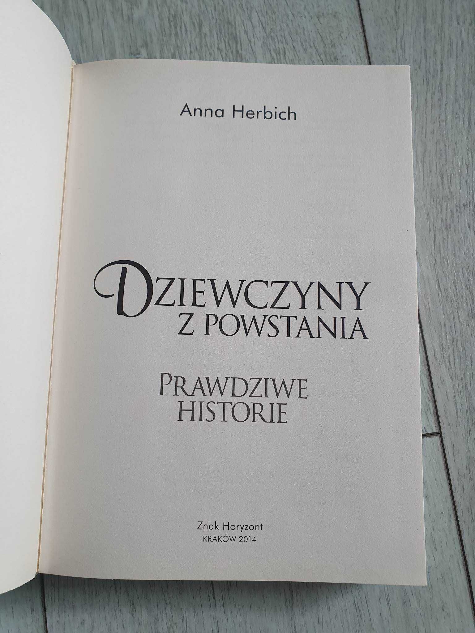Książka Dziewczyny z powstania Anna Herbich