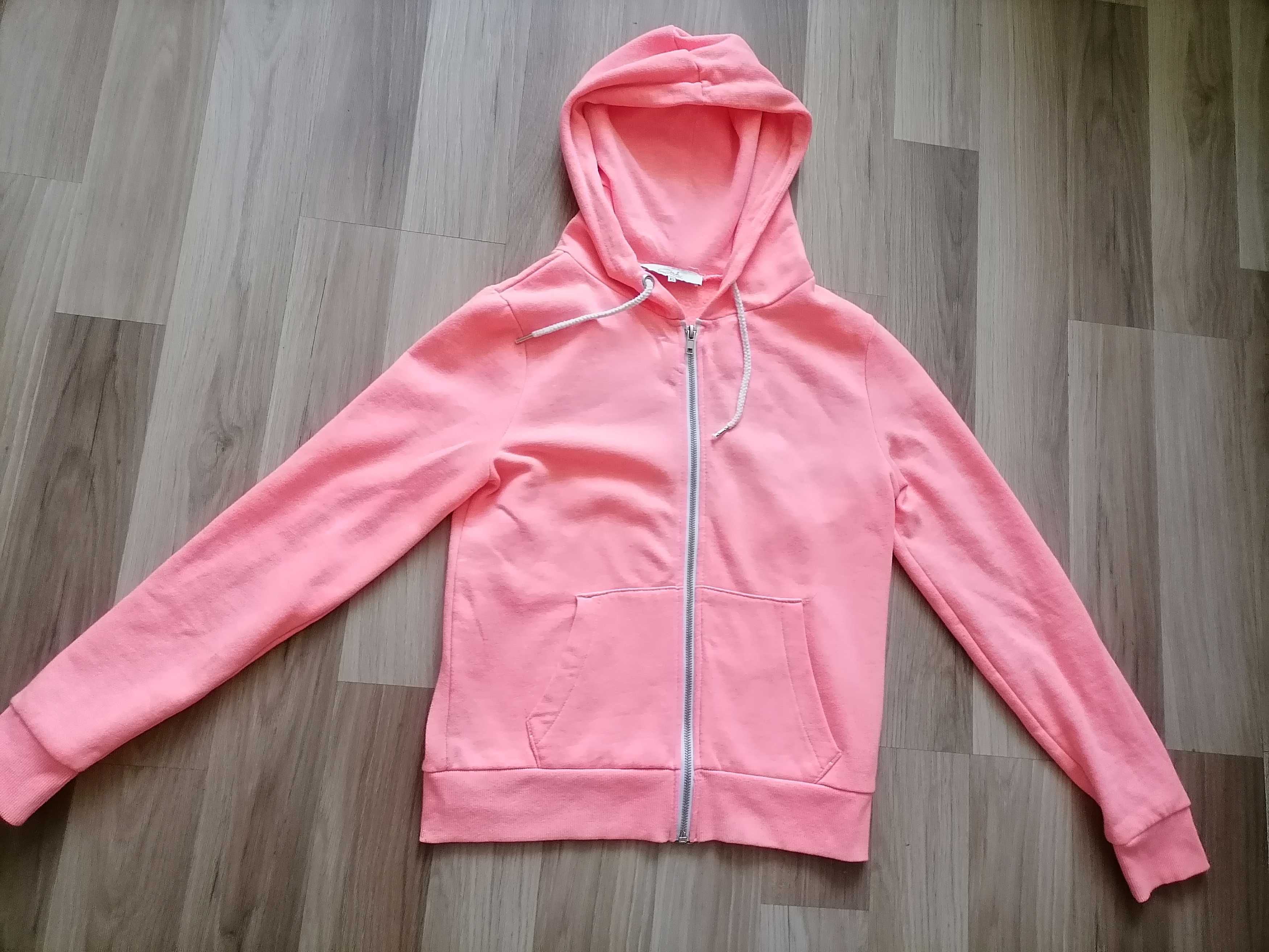 Pomarańczowa bluza z kapturem clockhouse xs