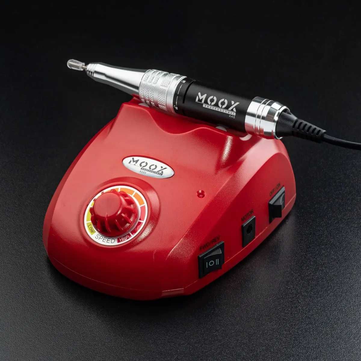 Фрезер для манікюру і педикюру MOOX X105 45 000 об / хв 65W Червоний