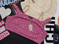 Inyda Nowy crop top sari perełki XL