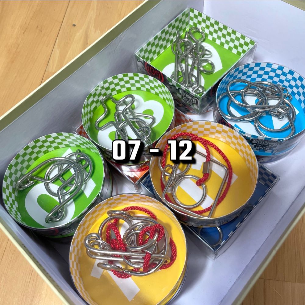 Łamigłówka druciana metalowa Racing Wire Puzzles NOWY ZESTAW