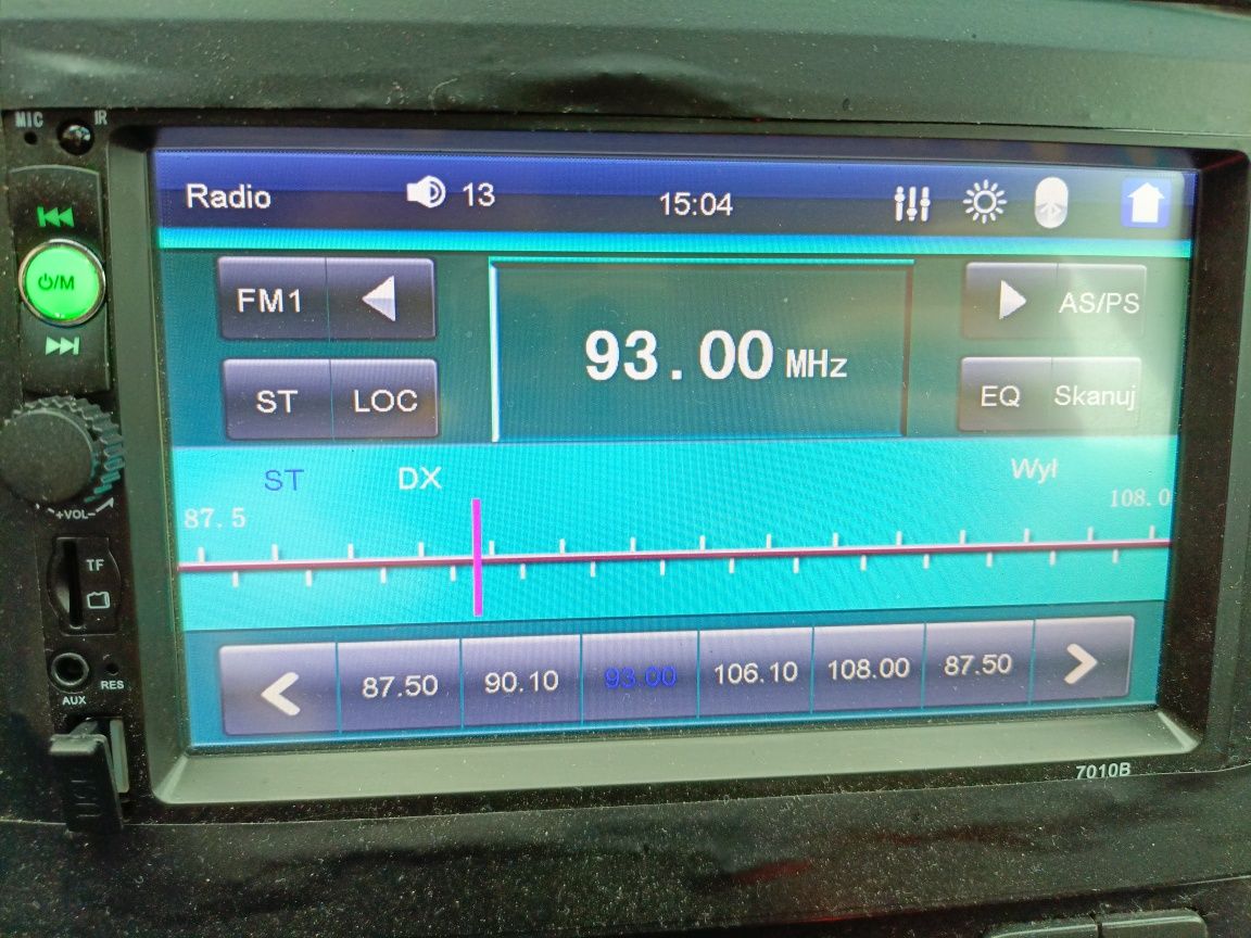 Radio samochodowe 2 DIN 7010B