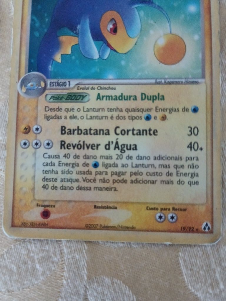Cartas Pokémon muito raras uma é de 2007