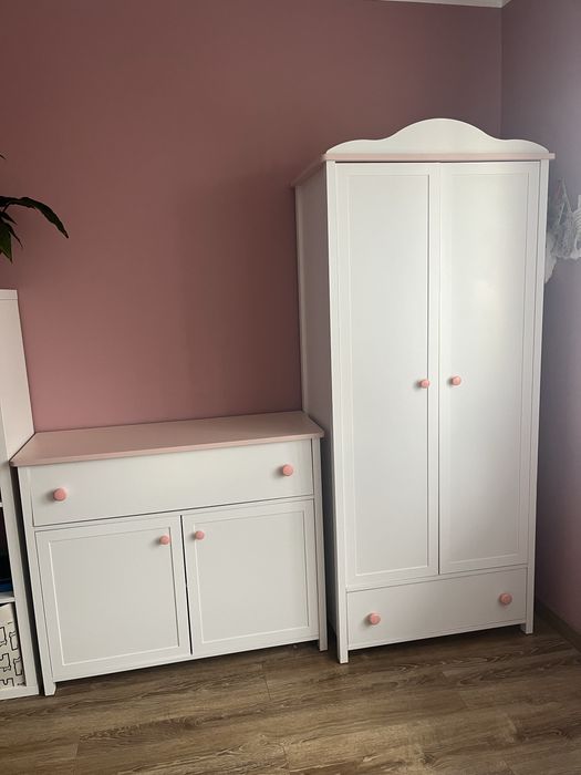 Zestaw mebli szafa + komoda