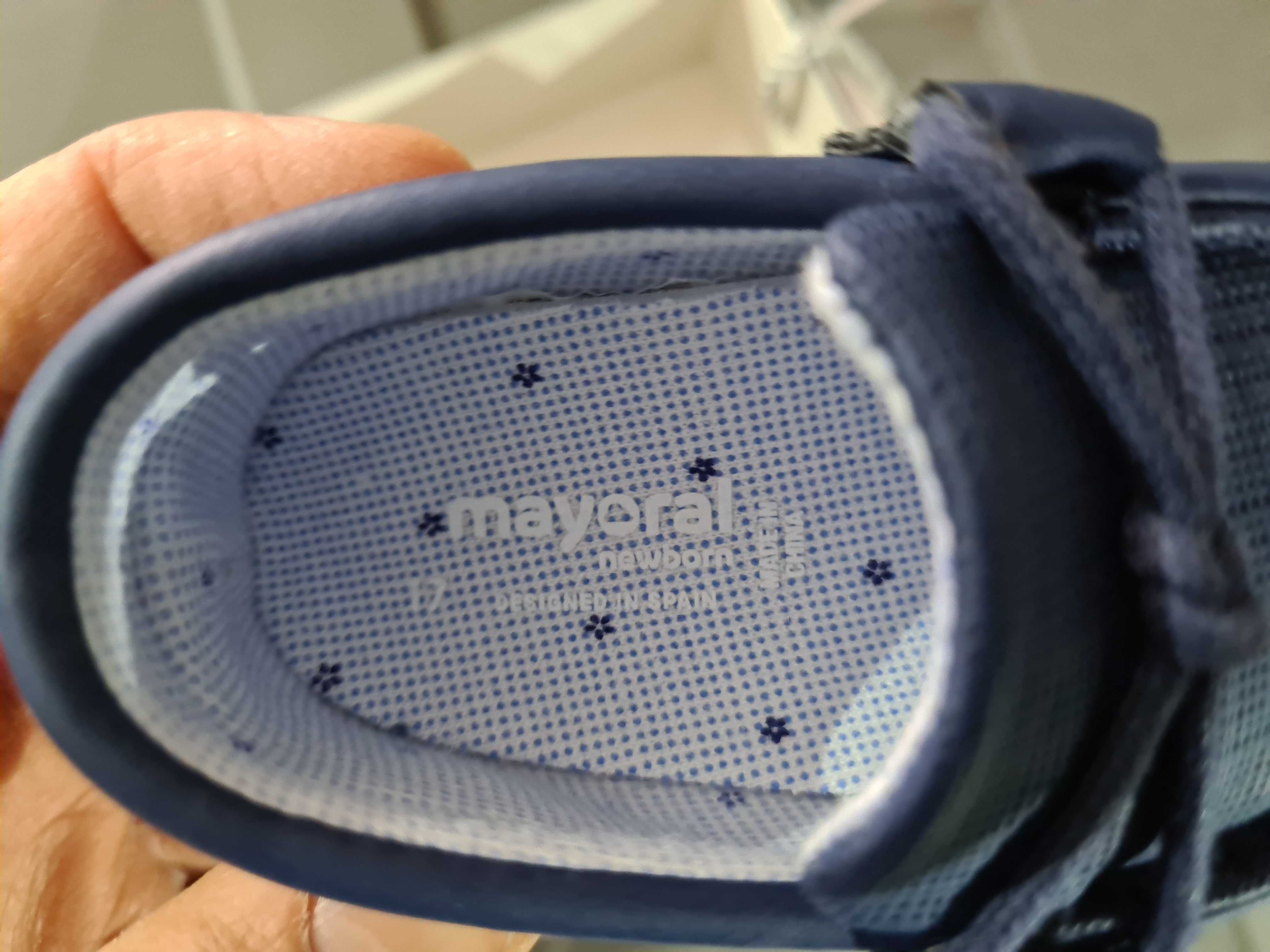 Mocassins Bebé Mayoral NewBorn Azul - Tam. 17 - NOVOS