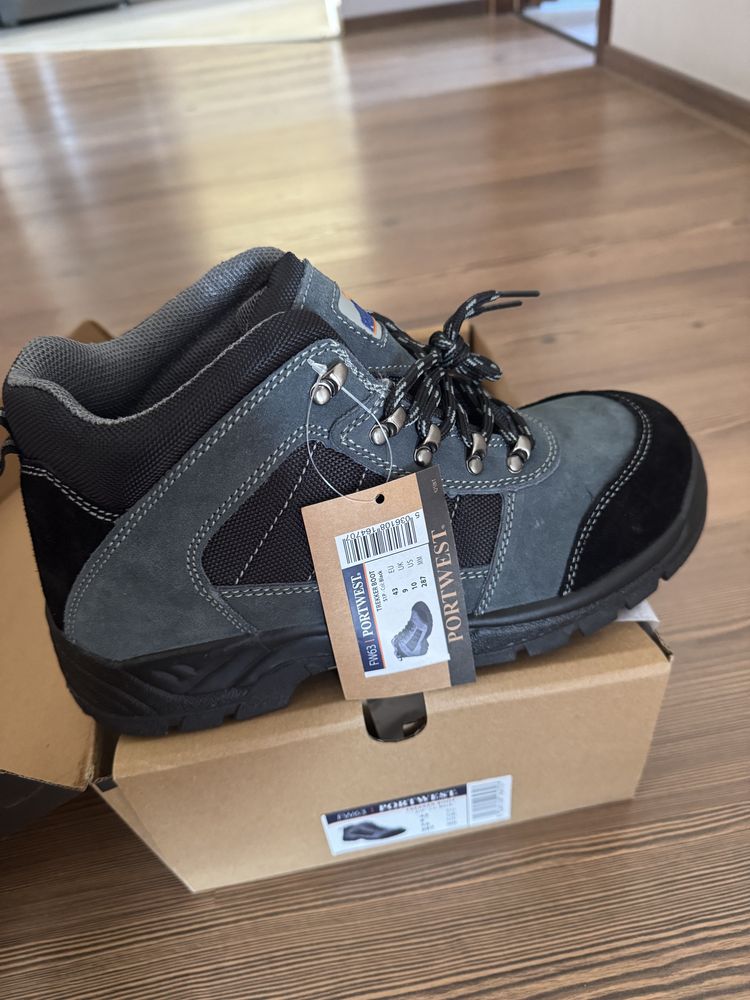 Buty robocze Trzewiki S1P Portwest roz 43 bhp
