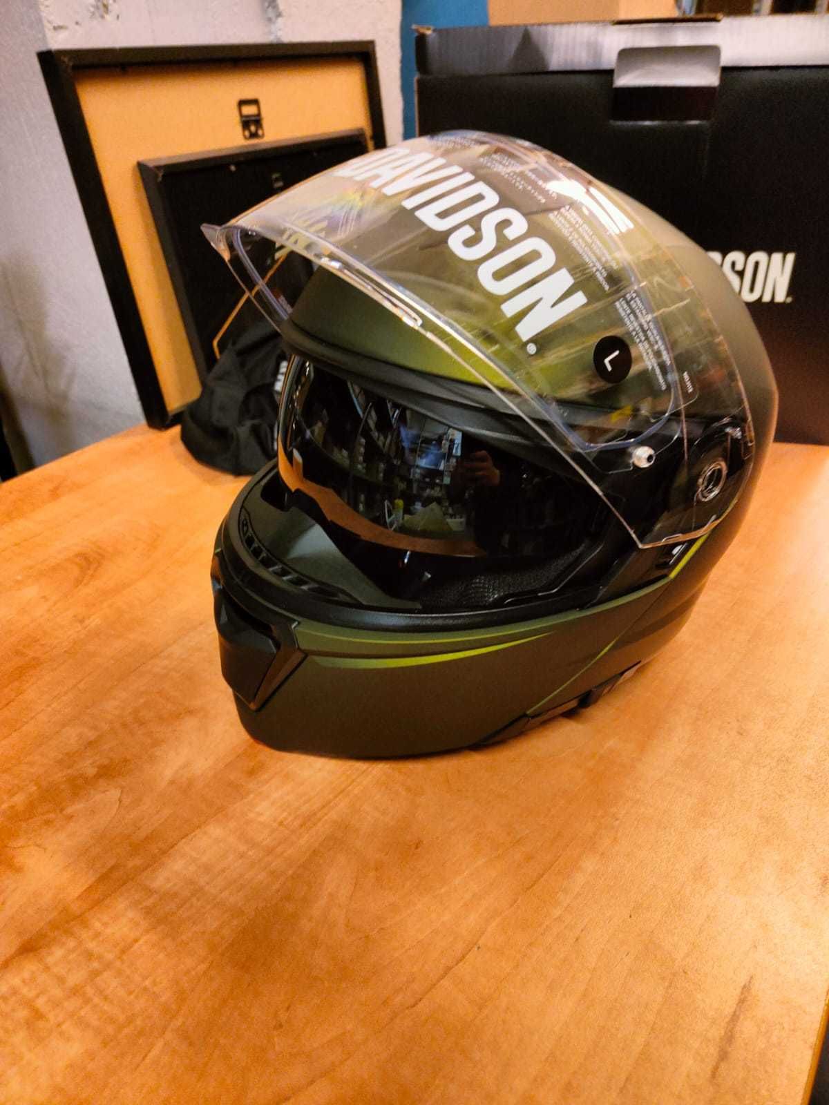 Kask Harley-Davidson Capstone Sun Shield II, kolor zielony, roz. L