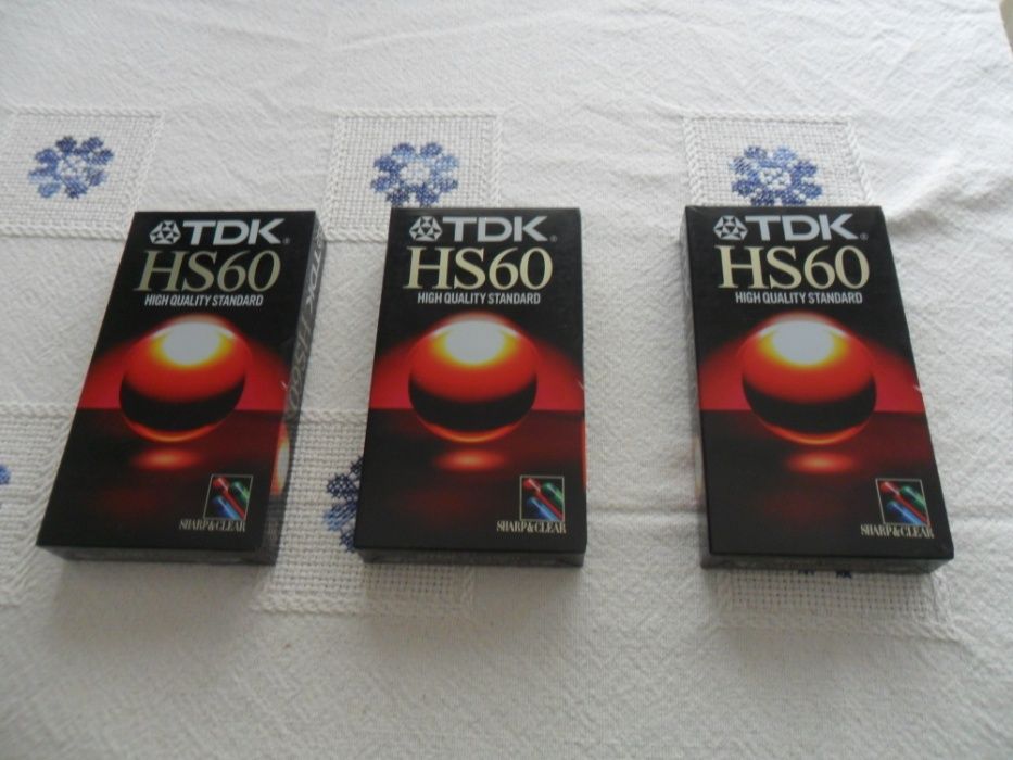 Cassetes VHS TDK