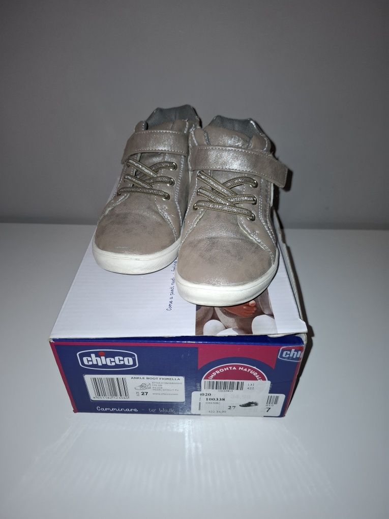 Sapatilhas/Bota Chicco tam.27, Silver