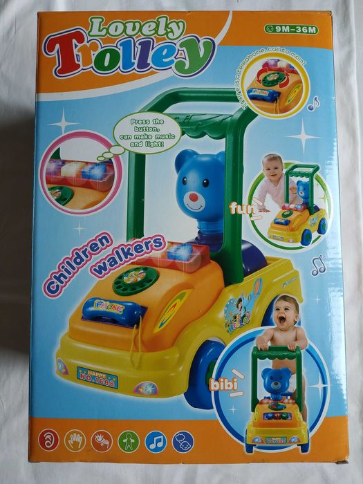 Игровой центр каталка музыкальная игрушка с телефоном