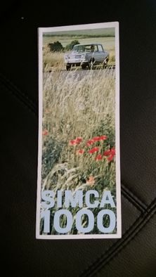 Simca - Catálogos, manual, folheto e jornal
