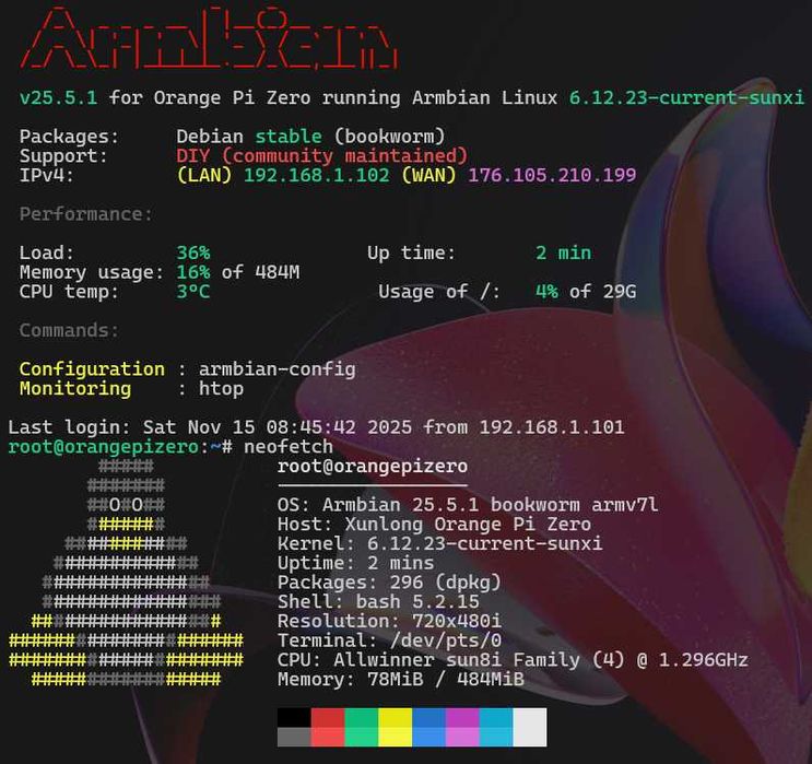 Orange Pi Zero LTS 512MB