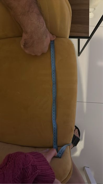 Krzeslo kubelkowe musztardowe