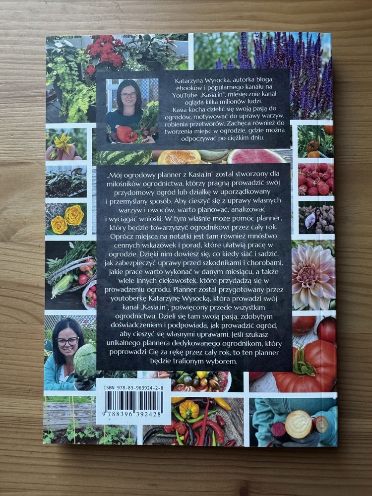 Książka Mój ogrodowy planner z Kasia.in