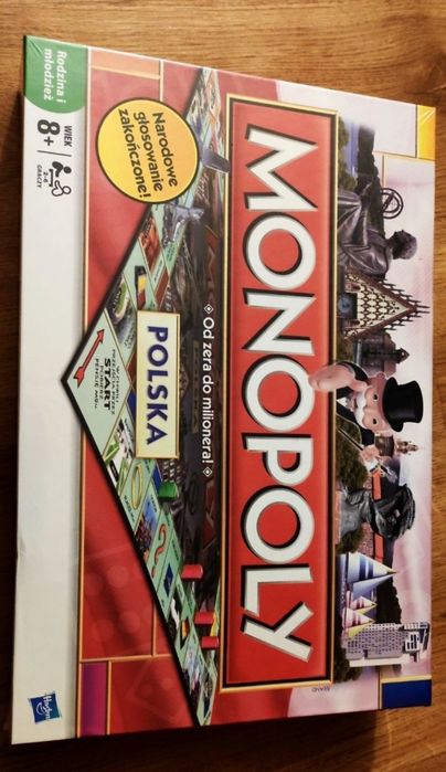 Monopoly nowa gra planszowa zafoliowana Hasbro polska