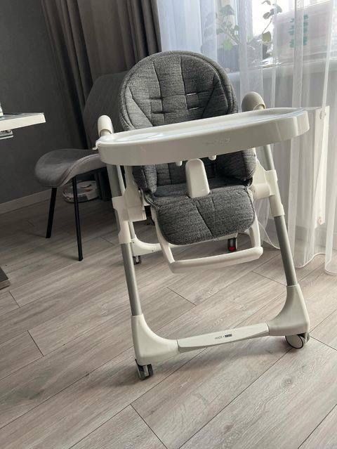 Стільчик Peg Perego Prima Pappa Wonder Grey Follow Me