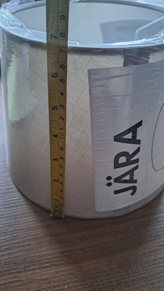 Abażur Ikea JARA szary/beż