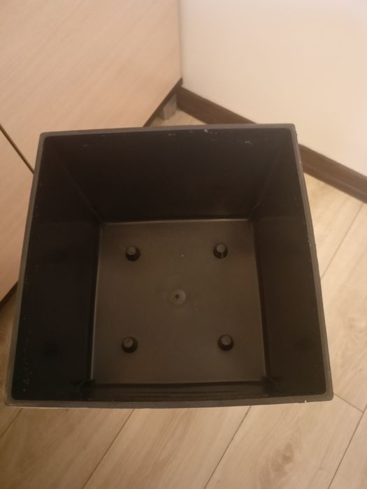 Donica na kwiaty, duża z wkładem, jasny beż