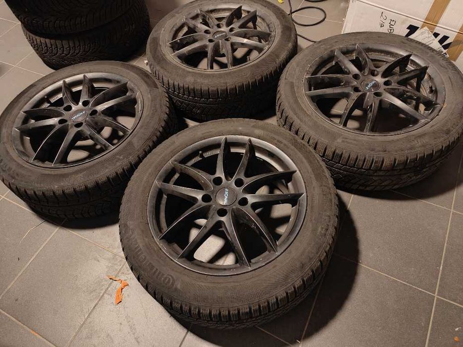 Felgi aluminiowe Ronal R46 Grey 7,00x17 z oponami zima Conti 215/55/17