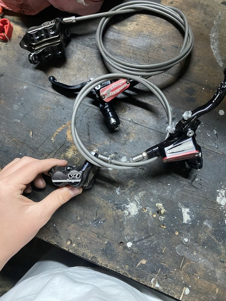 Komplet Hamulce Hope Tech 3v4 nie sram shimano magura formula tektro