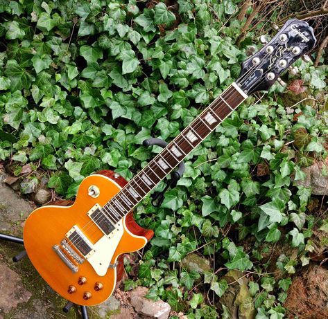 Gitara elektryczna Les Paul Epiphone Standard Plus Trans Amber