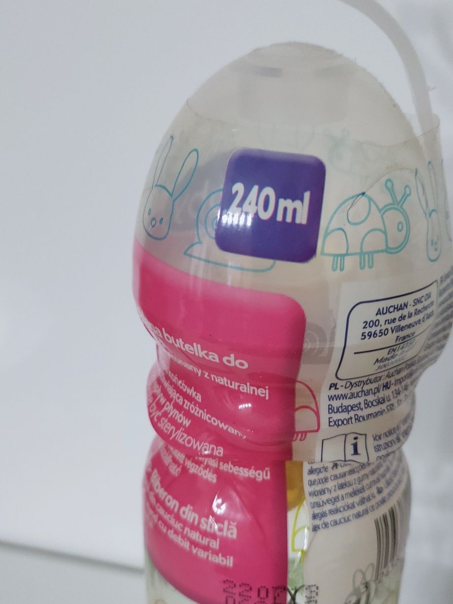 Biberão de vidro 240ml novo a estrear
