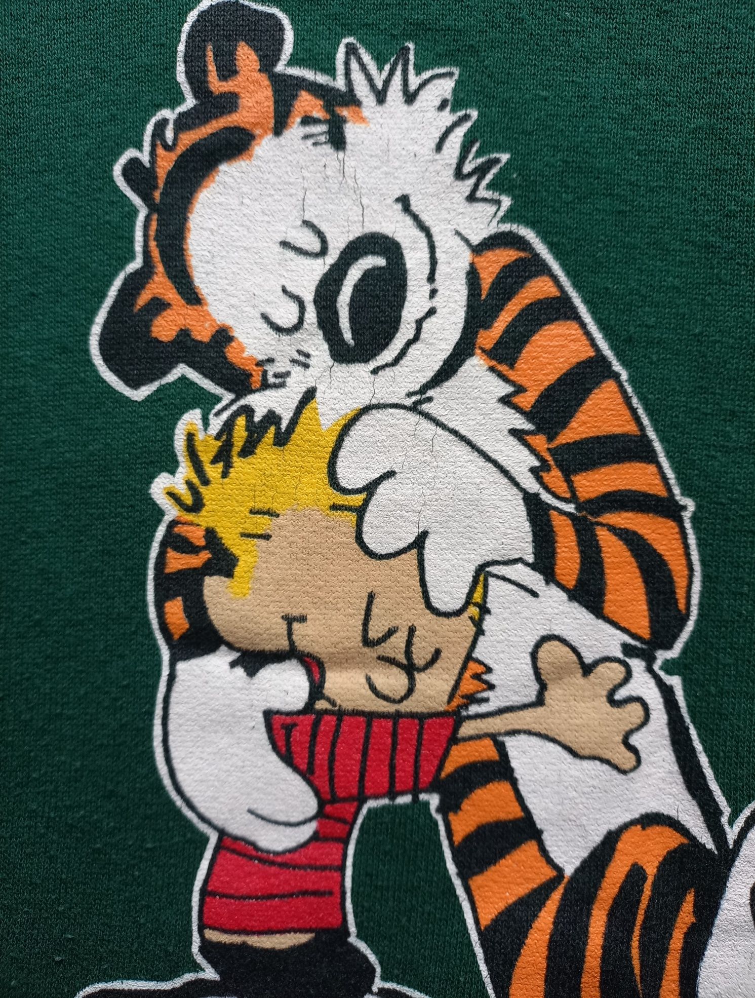 Винтаж Мерч свитшот мультфильм комикс Calvin and Hobbes XL 90гг USA
Ti
